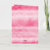 Carte Coccinelle rose Saint-Valentin coeur (Dos)