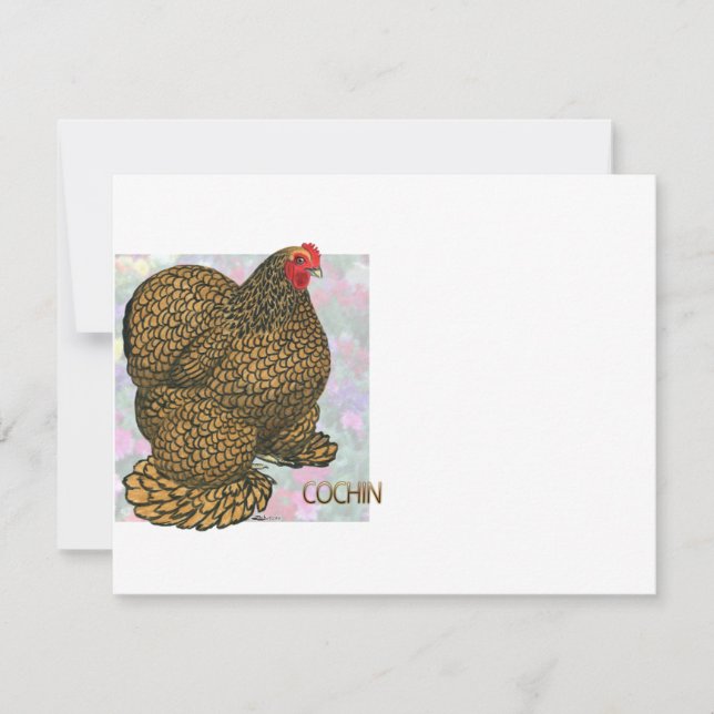 Carte Cochin : Hen doré (Devant)