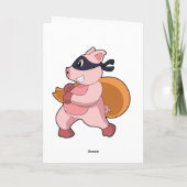 Carte Cochon comme coureur (Dos)