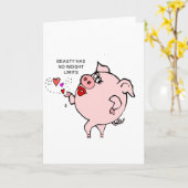 CARTE COCHON DE BEAUTÉ (Fleur jaune)