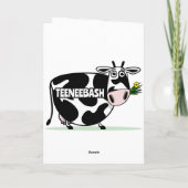 Carte Cochon De Ferme Rose. Vous Avez Du Gâteau ? Annive (Dos)