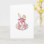 Carte Cochon d'Inde de Pâques (Fleur jaune)