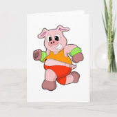 Carte Cochon en cours d'exécution (Devant)