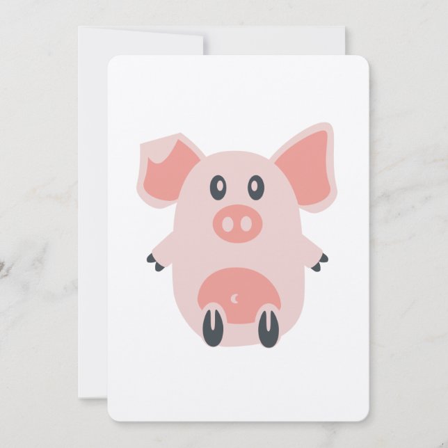 Carte Cochon mignon (Devant)