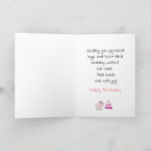 Carte Cochon rose mignon (Intérieur)