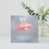 Carte Cochons volants (Debout devant)