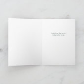 Carte Cockapoo Chien Roses Blanches et Vert Sauge Bon ré (Intérieur)