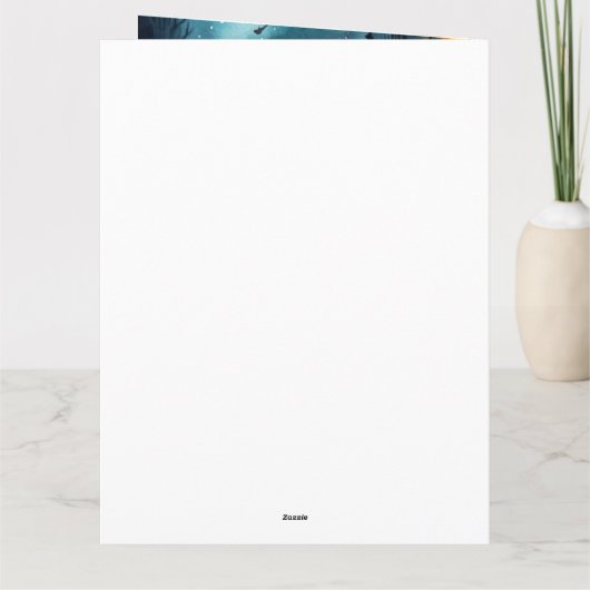 Carte Cockapoo Halloween Avec Citrouilles Effrayant  (Dos)