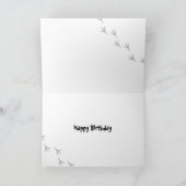 Carte Cockatiel d'anniversaire (Intérieur)