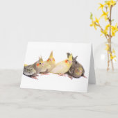Carte Cockatiles (Fleur jaune)