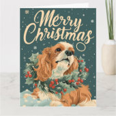Carte Cocker Spaniel Christmas (Devant)