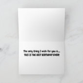 CARTE COCKER SPANIEL DIT "BON ANNIVERSAIRE" (Intérieur)