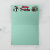 Carte Cocker Spaniel Noël Drôle (Intérieur)