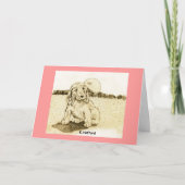 Carte Cocker Spaniel Puppy (Devant)