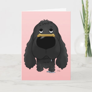 Carte Cocker Spaniel Valentines