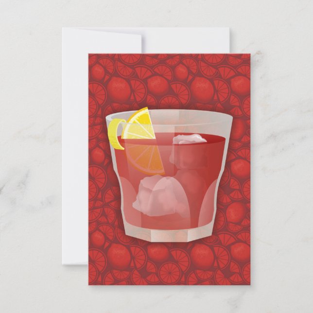Carte cocktail Americano (Devant)