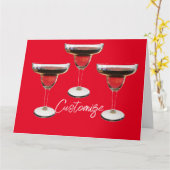 Carte Cocktail Big Red Margarita Boire Thunder_Cove (Fleur jaune)