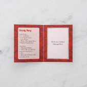 Carte Cocktail Bloody Mary (Intérieur)