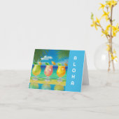 Carte Cocktail Cheer Blue Card (Fleur jaune)