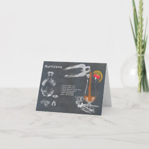 Carte Cocktail d'ouragan