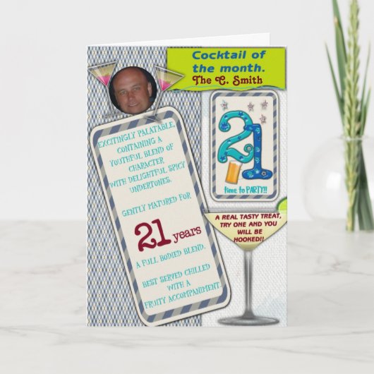 Carte Cocktail du mois (Devant)