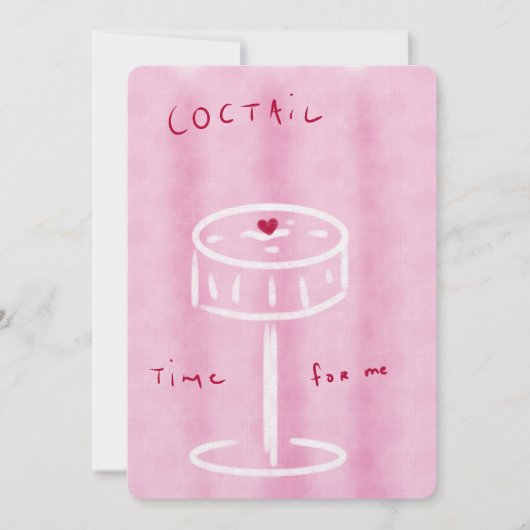 Carte cocktail Flat (Devant)