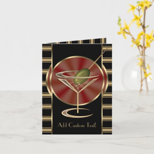 Carte Cocktail Lounge (Fleur jaune)