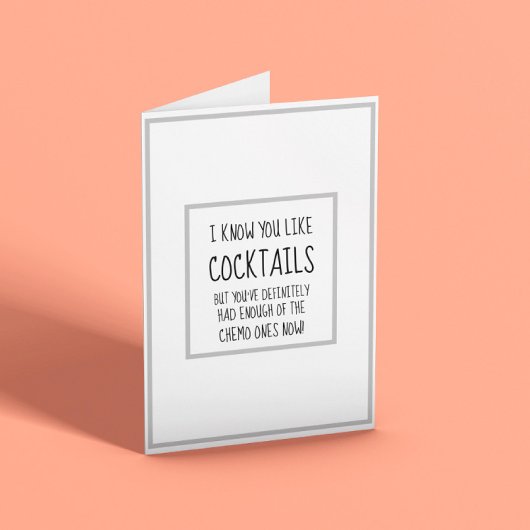 Carte Cocktails de Chimiothérapie
