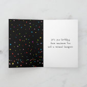 Carte Cocktails Nouvel An Sur Noir (Intérieur)