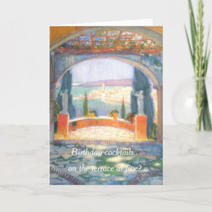CARTE COCKTAILS SUR LA TERRASSE DE LA VILLA