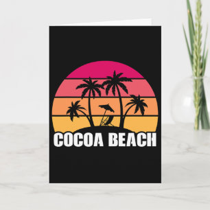 Carte Cocoa Beach Floride Souvenir de vacances pour homm