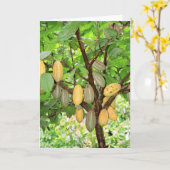 Carte Cocoa tree (Fleur jaune)