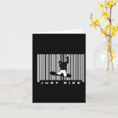 Carte Code à barres Vêtements de snowboard - Snowboarder (Fleur jaune)