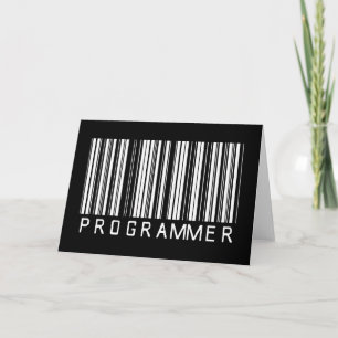 Carte Code barre du programmeur