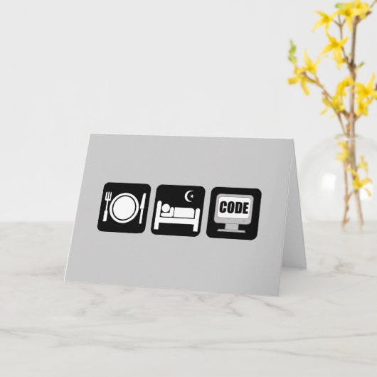 Carte code de sommeil (Fleur jaune)