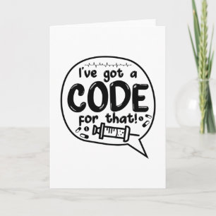 Carte Code médical ICD Coding I've Got A Code For That
