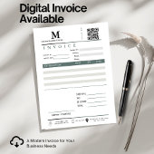 Carte Code Qr. de la facture commerciale