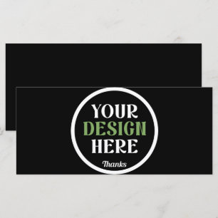 Carte Code QR de logo noir personnalisé pour la marque c