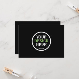 Carte Code QR de logo noir personnalisé pour la marque c