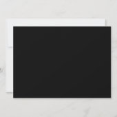 Carte Code QR de logo noir personnalisé pour la marque c (Dos)