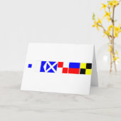 Carte Code Samuel (Fleur jaune)