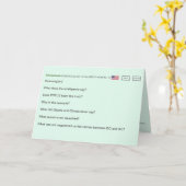 Carte Code secret Anniversaire 🕵️ ♂️ Drôle Conspiration (Fleur jaune)