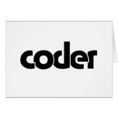 Carte Coder (Devant horizontal)