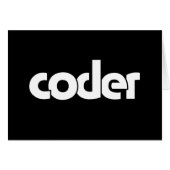 Carte Coder (Devant horizontal)