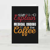 Carte Codeur Médicale Codage Médicale Café Codage ICD (Devant)