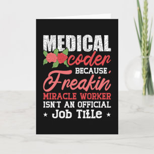 Carte Codeur Médicale parce que Freakin Assistant Codage
