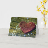 Carte Coeur (Fleur jaune)