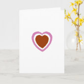 Carte coeur (Fleur jaune)