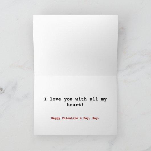 Carte Coeur anatomique (Intérieur)