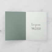 Carte Coeur Anniversaire Sur Verre Humide (Intérieur)